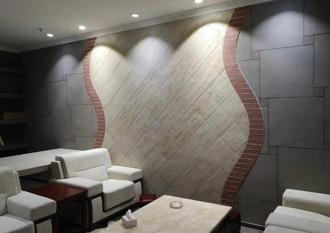 Travertine, in situ